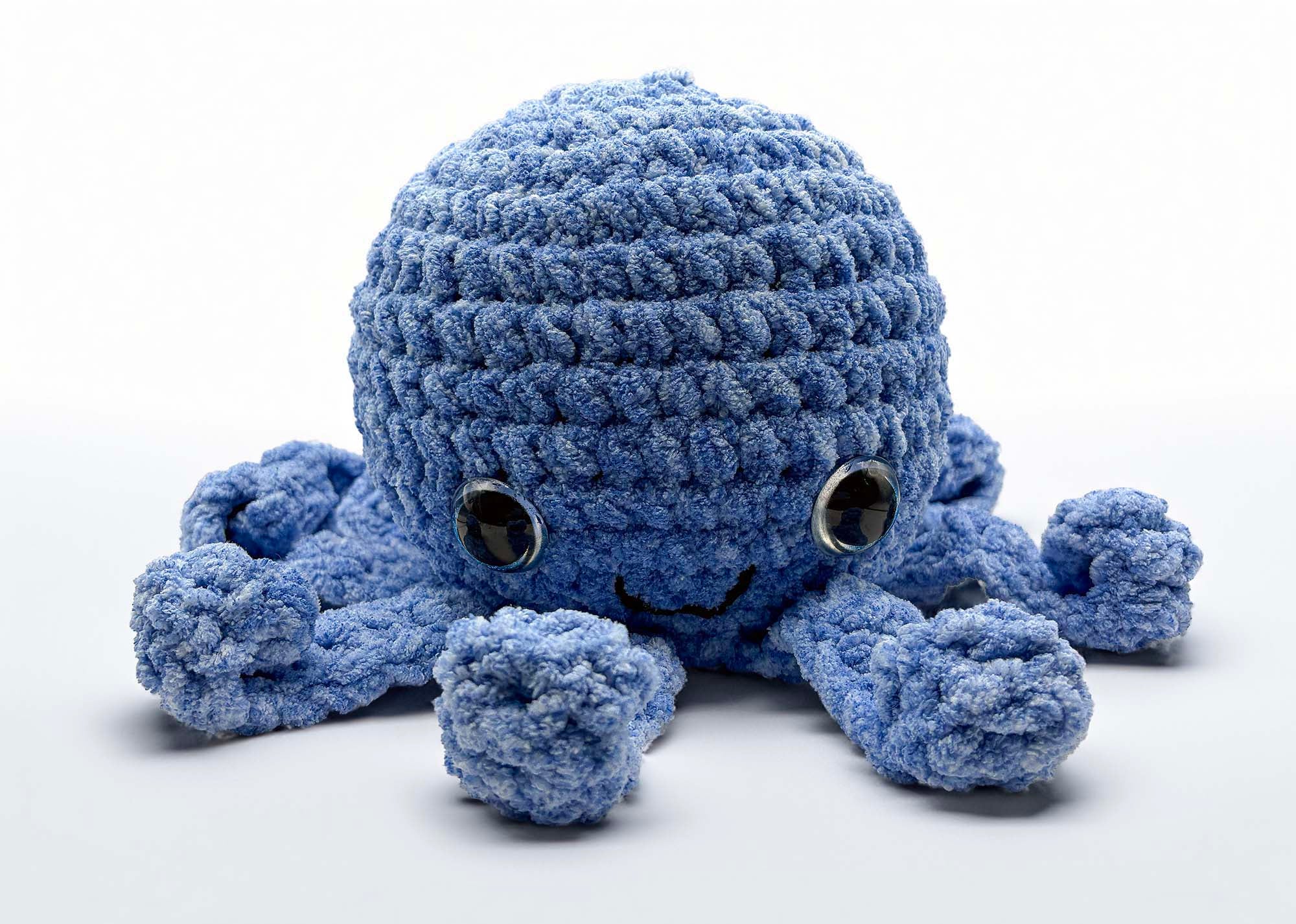 "Oceano" the Jumbo Blue Octopus Plushie