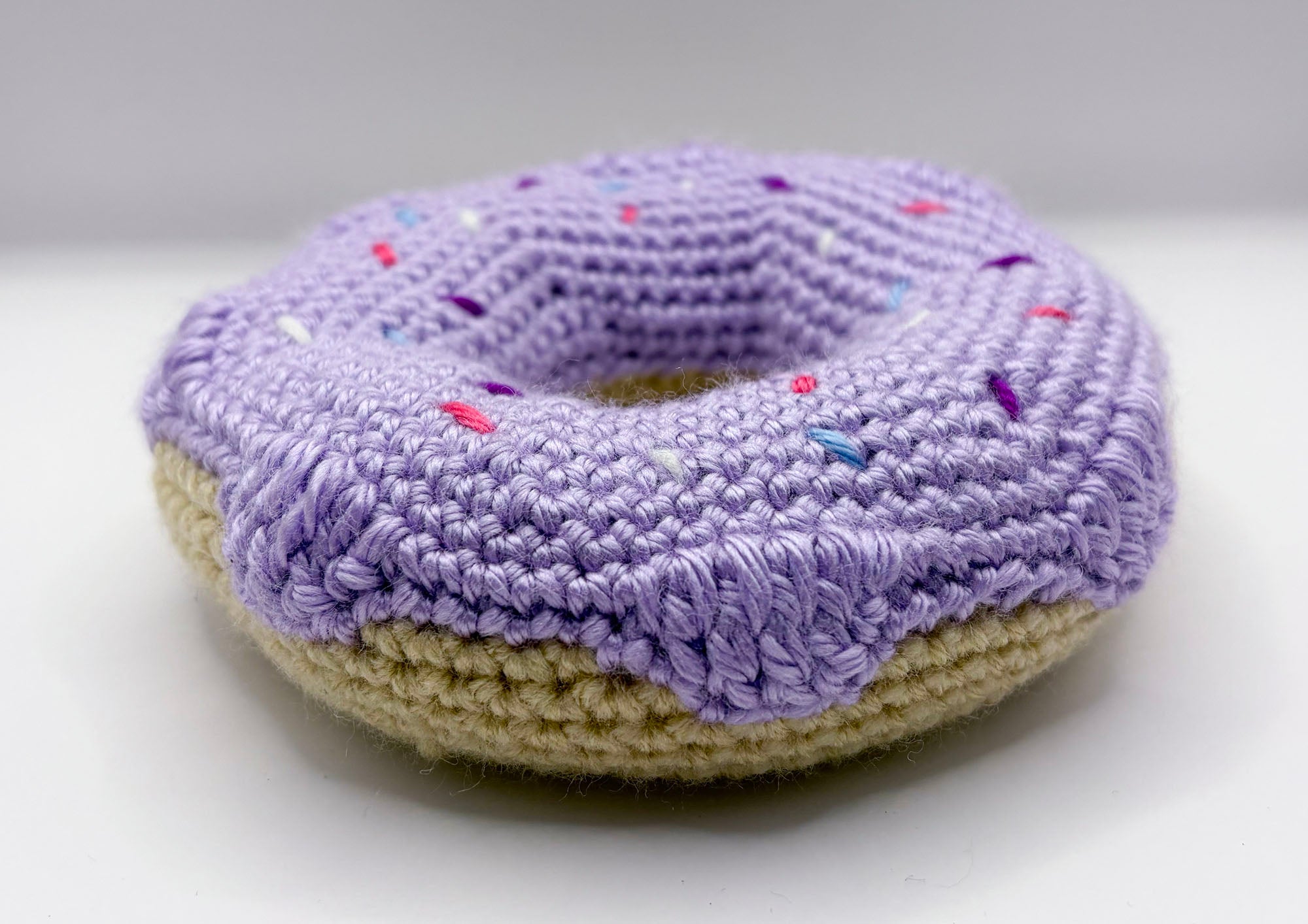 Lavendar Frosted Sprinkle Donut
