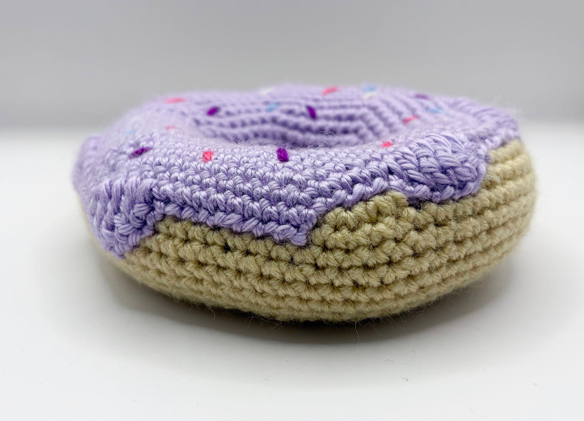 Lavendar Frosted Sprinkle Donut