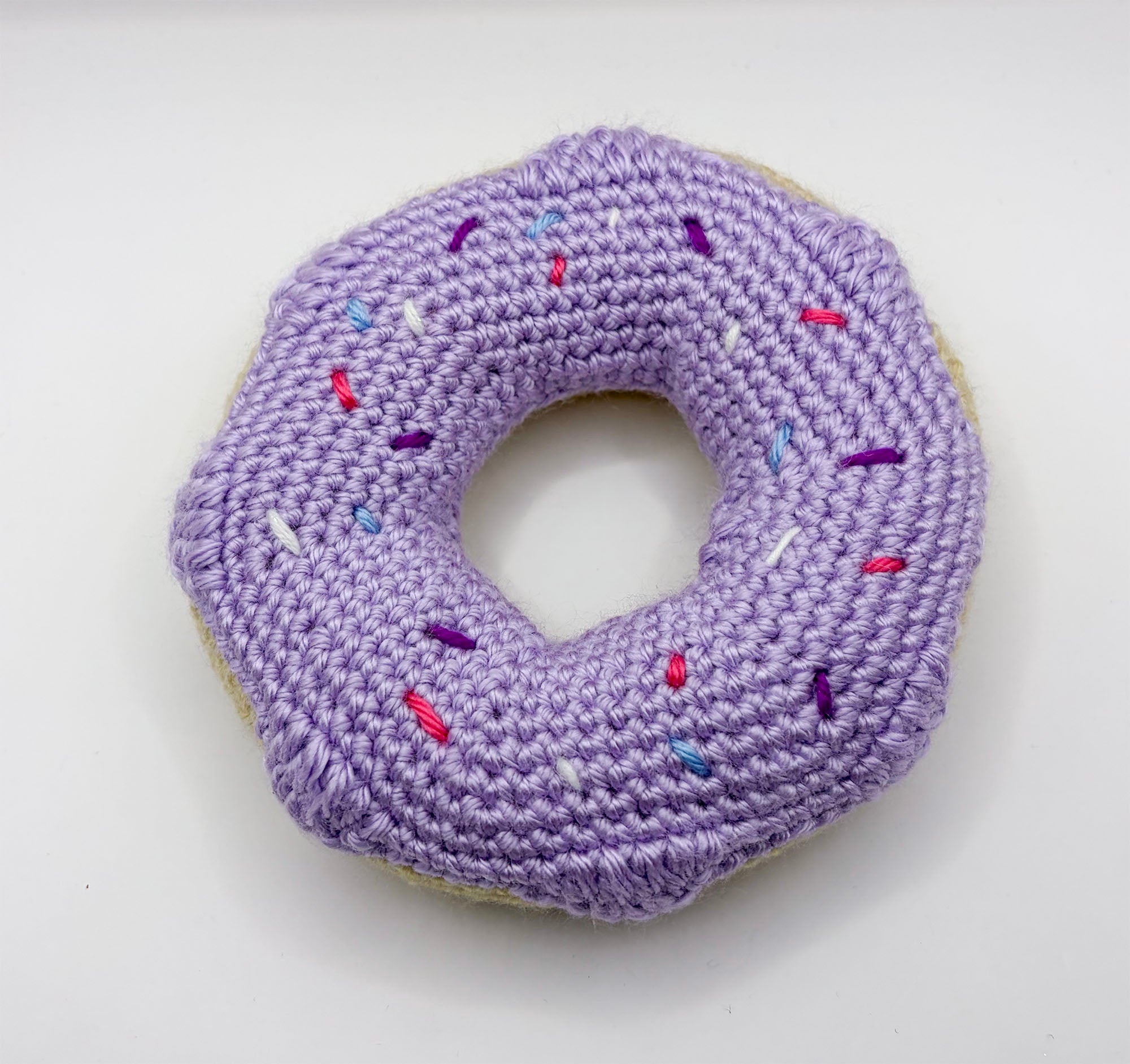 Lavendar Frosted Sprinkle Donut