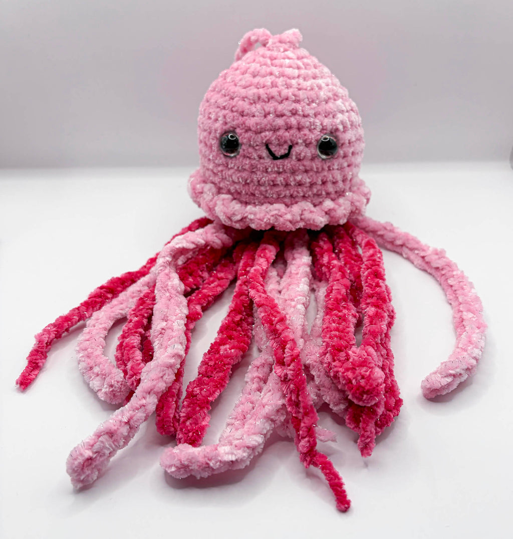 "Rosey" the Pink Jellyfish Plushie