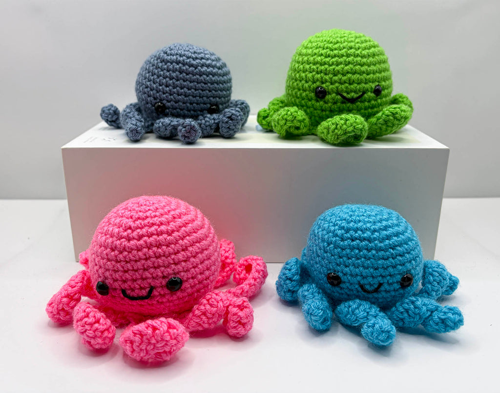 Little Octopus Plushies - 4 color options
