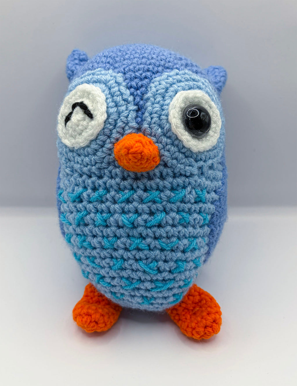 "Hootie" the Blue Owl Plushie