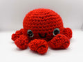 "Ember" the Red Octopus Plushie