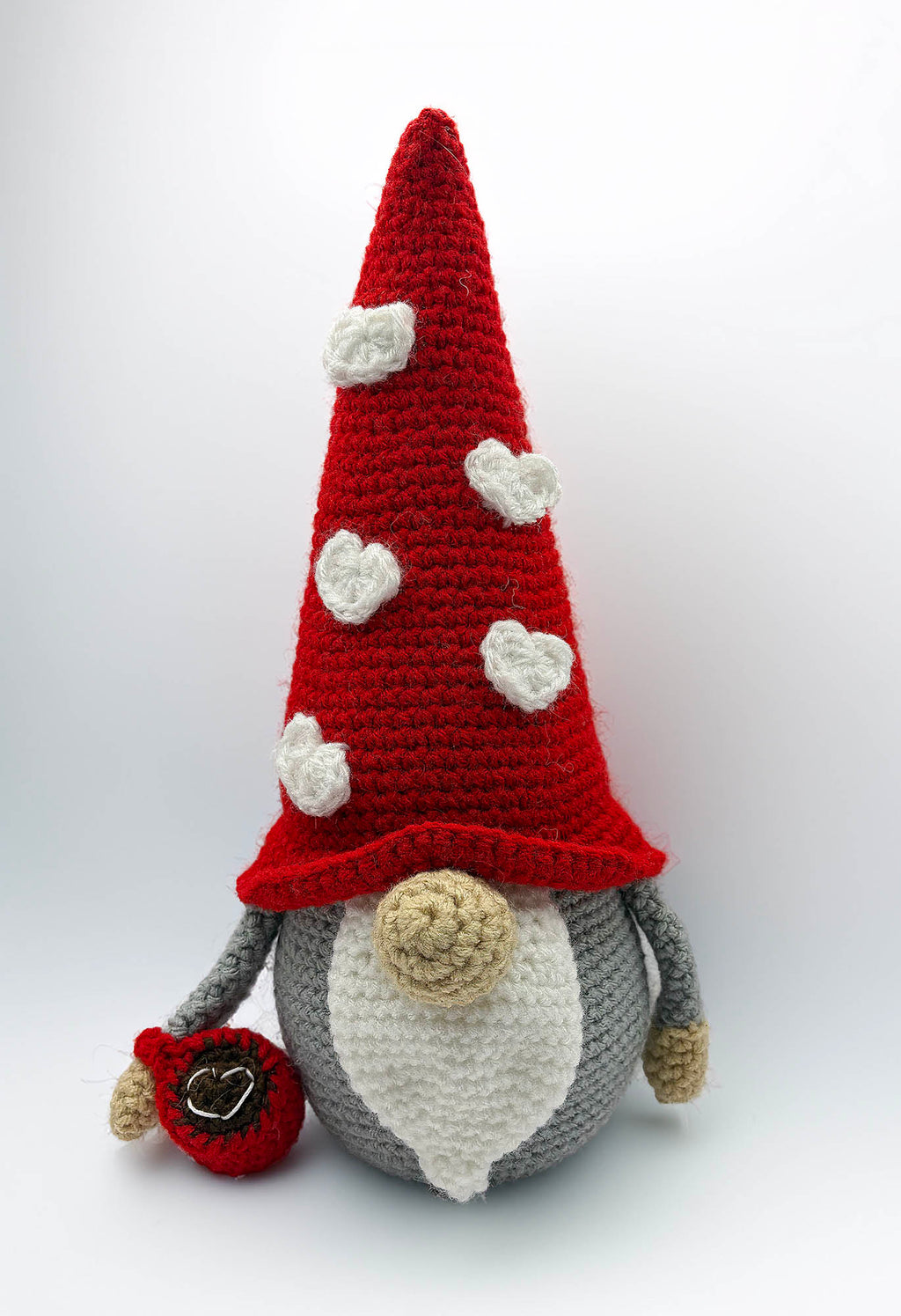 "Fuschia", "Taffy" & "Clarence" the Valentines Gnome Plushies