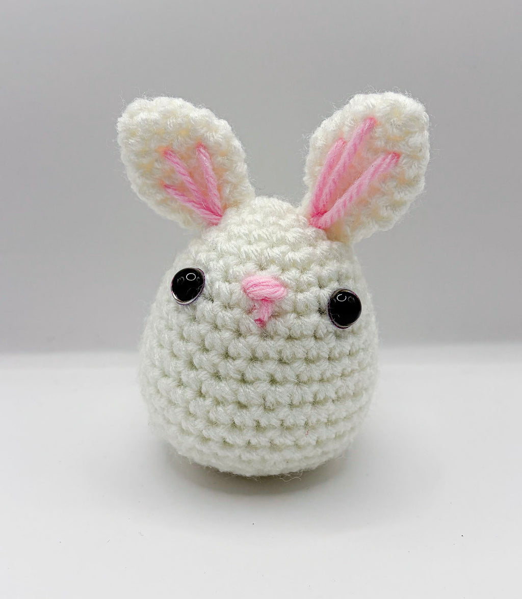 "Bun Bun" the little white bunny plushie
